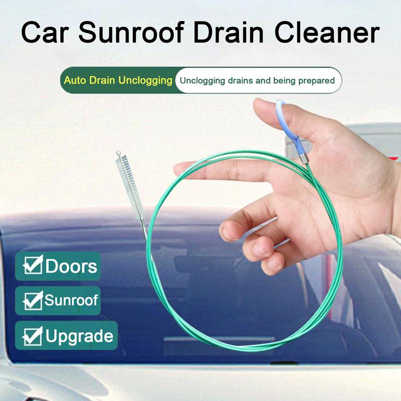 Car sunroof drain pipe dredge