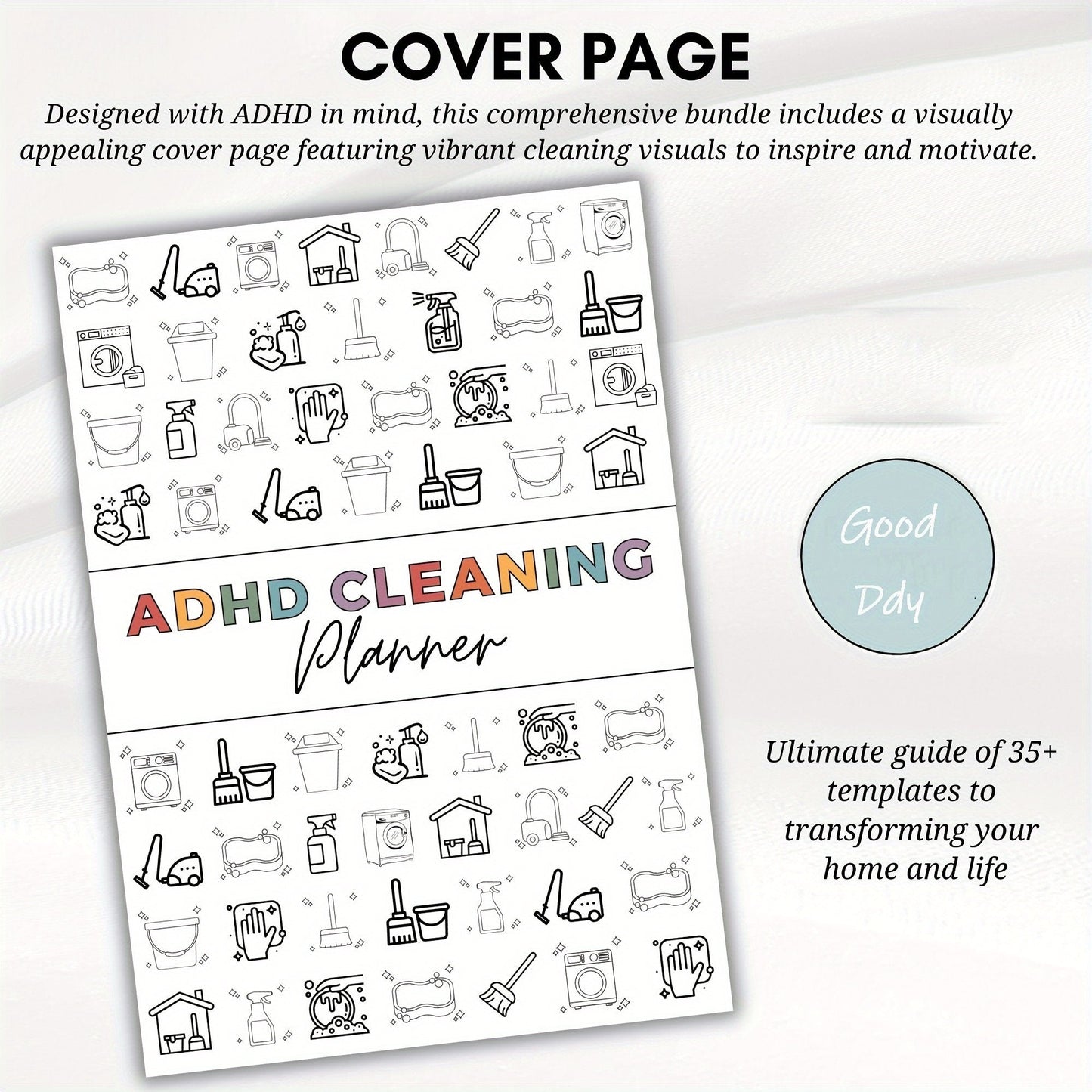 š„LAST DAY 50% OFF - šADHD Cleaning & Organizing Toolkit - Chore Plannerā