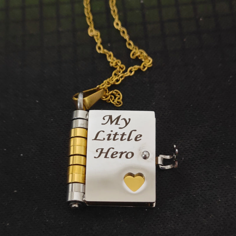 Stainless steel couple necklace