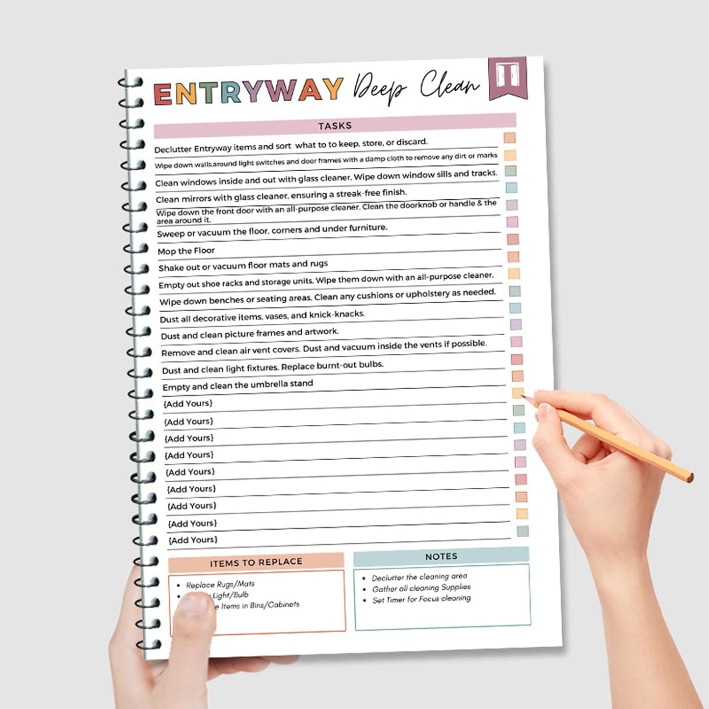 š„LAST DAY 50% OFF - šADHD Cleaning & Organizing Toolkit - Chore Plannerā