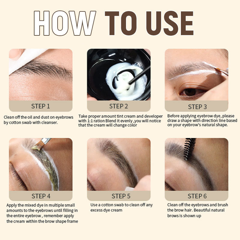🖌️ 2-in-1 Eyebrow & Eyelash Tint Kit