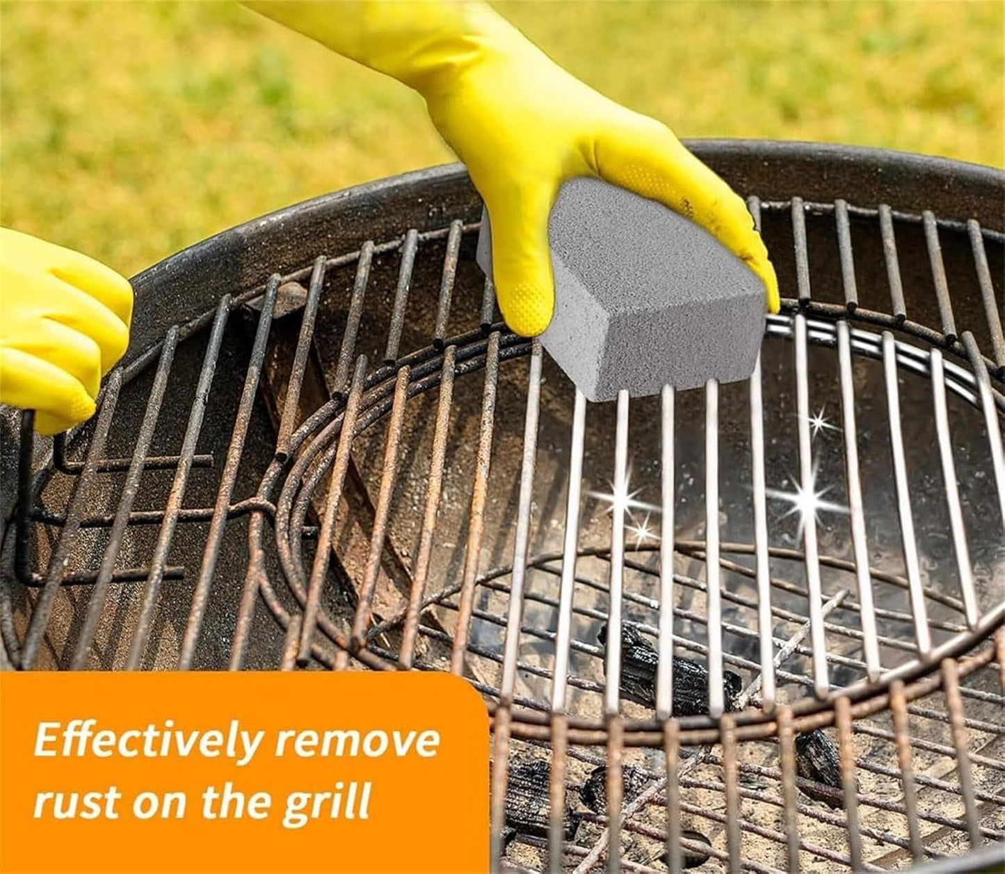 Natural Pumice Grill Griddle Cleaning Block-Small