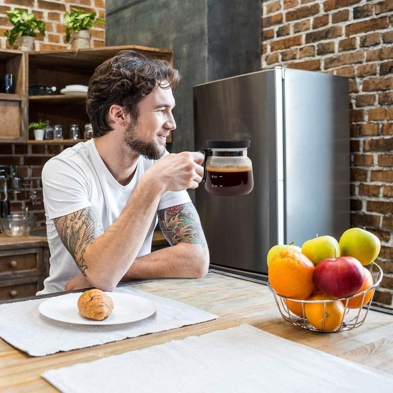 ๐49% OFF๐โ 16 Oz Glass Coffee Mug โ Coffee Pot Style
