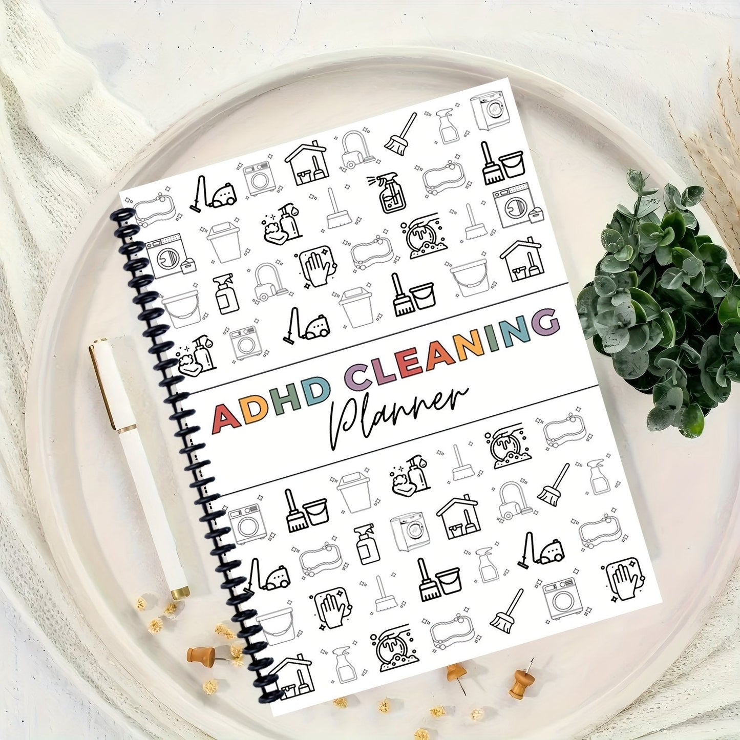 š„LAST DAY 50% OFF - šADHD Cleaning & Organizing Toolkit - Chore Plannerā