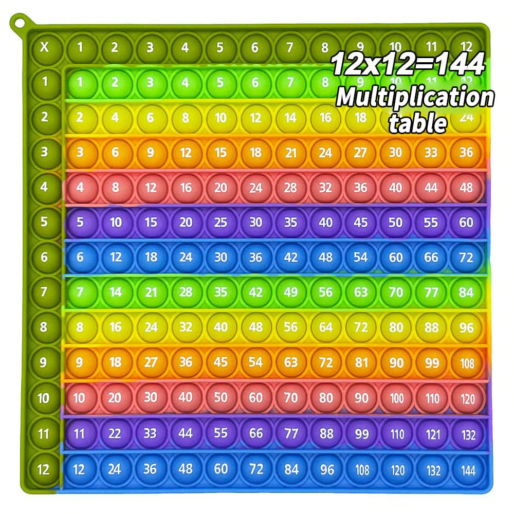🎯12x12 Multiplication Table Board Game – Portable Math Practice and Learning Toy for Kids