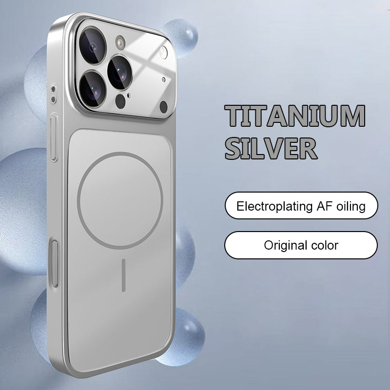 ✨Ultra-thin frosted glass shell-compatible with iPhone 17 series