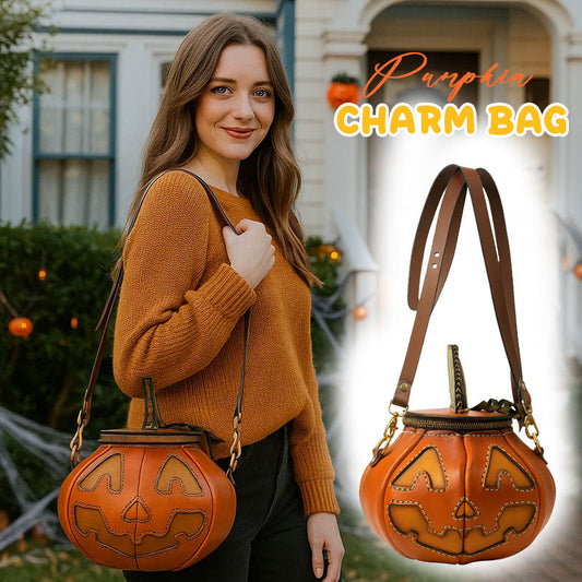 🎃 Pumpkin Charm Bag — A Little Piece of Halloween Magic 🕸️
