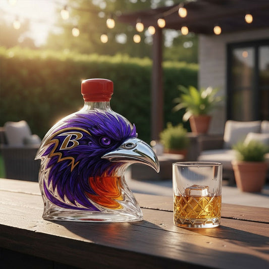 Crow Shaped Wine Bottle