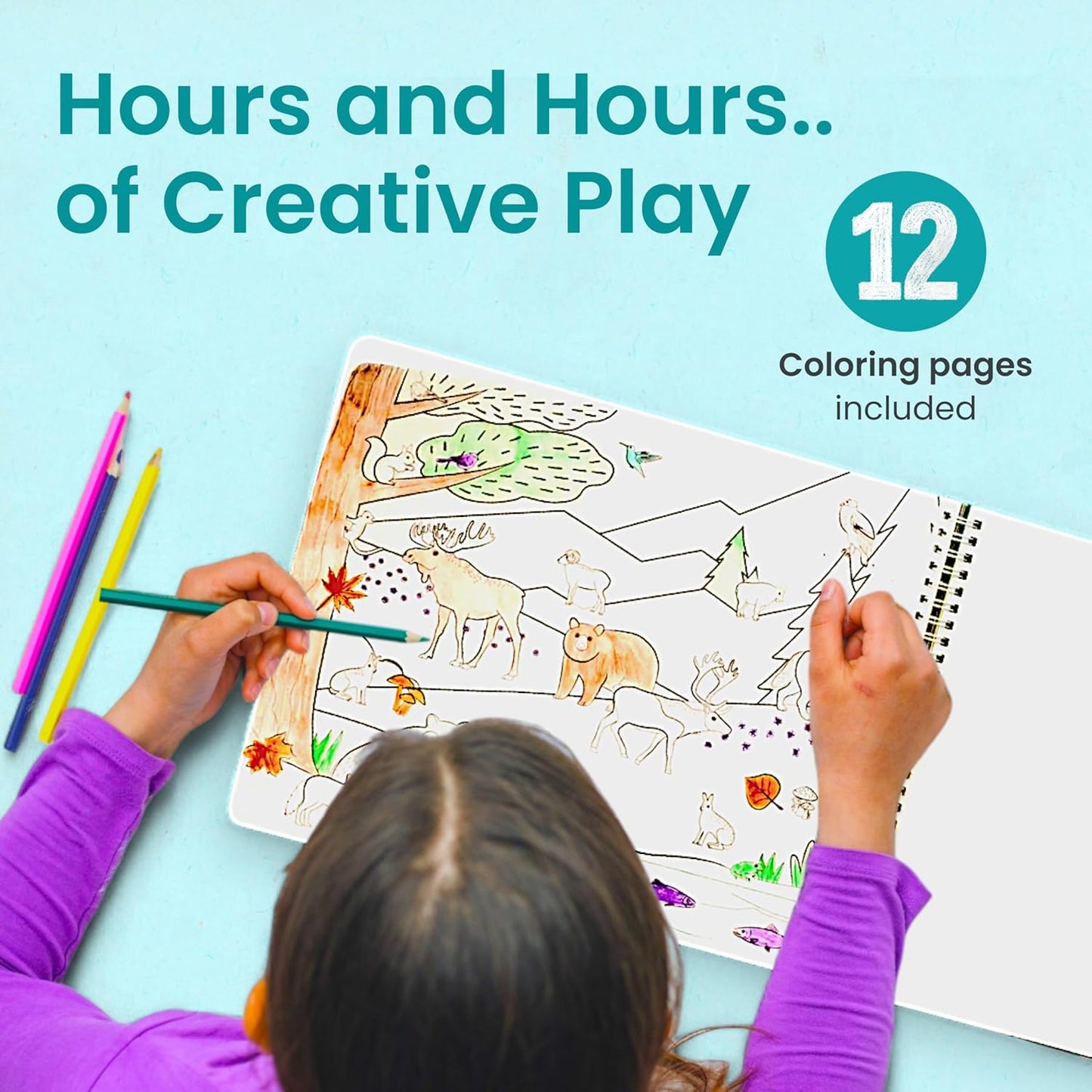 🔥LAST DAY 60% OFF - 👦👧Hello Bugs Sticker Book Activity for Kids🦋🪲 (over 500 stickers!)