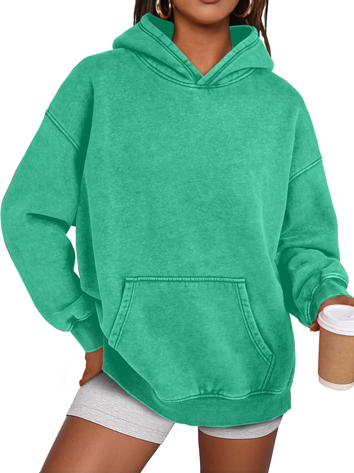 ✨Unisex Casual Oversized Acid Wash Tops Hoodie Pullover(Buy 2 Free Shipping)