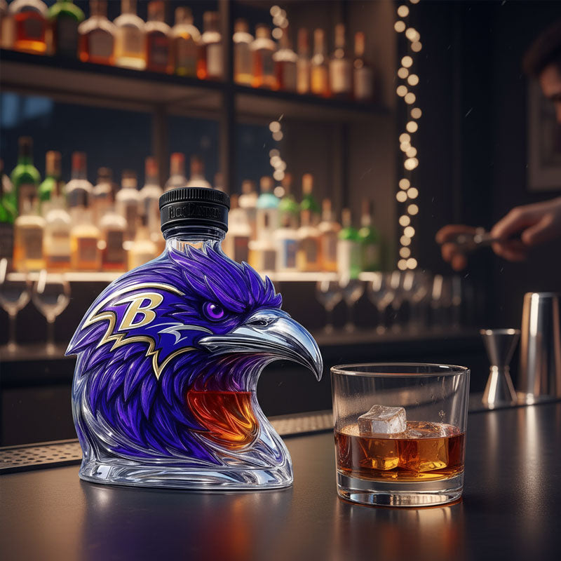 Crow Shaped Wine Bottle
