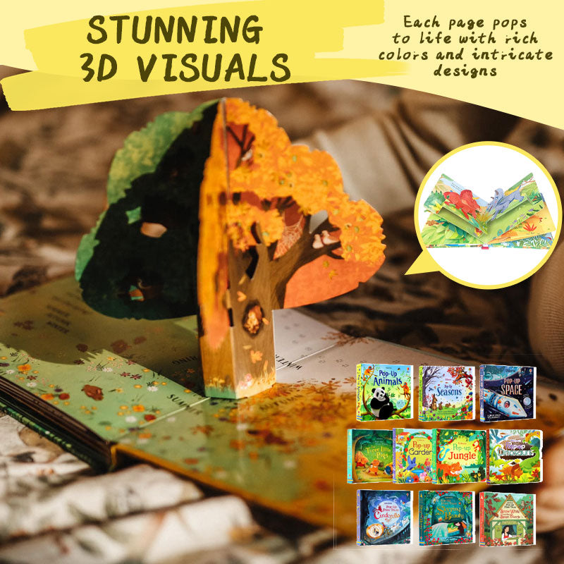 🔥Last Day Promotion-50%OFF - 3D Interactive Pop-Up Shark Book for Kids & Parents