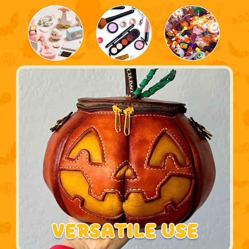 🎃 Pumpkin Charm Bag — A Little Piece of Halloween Magic 🕸️