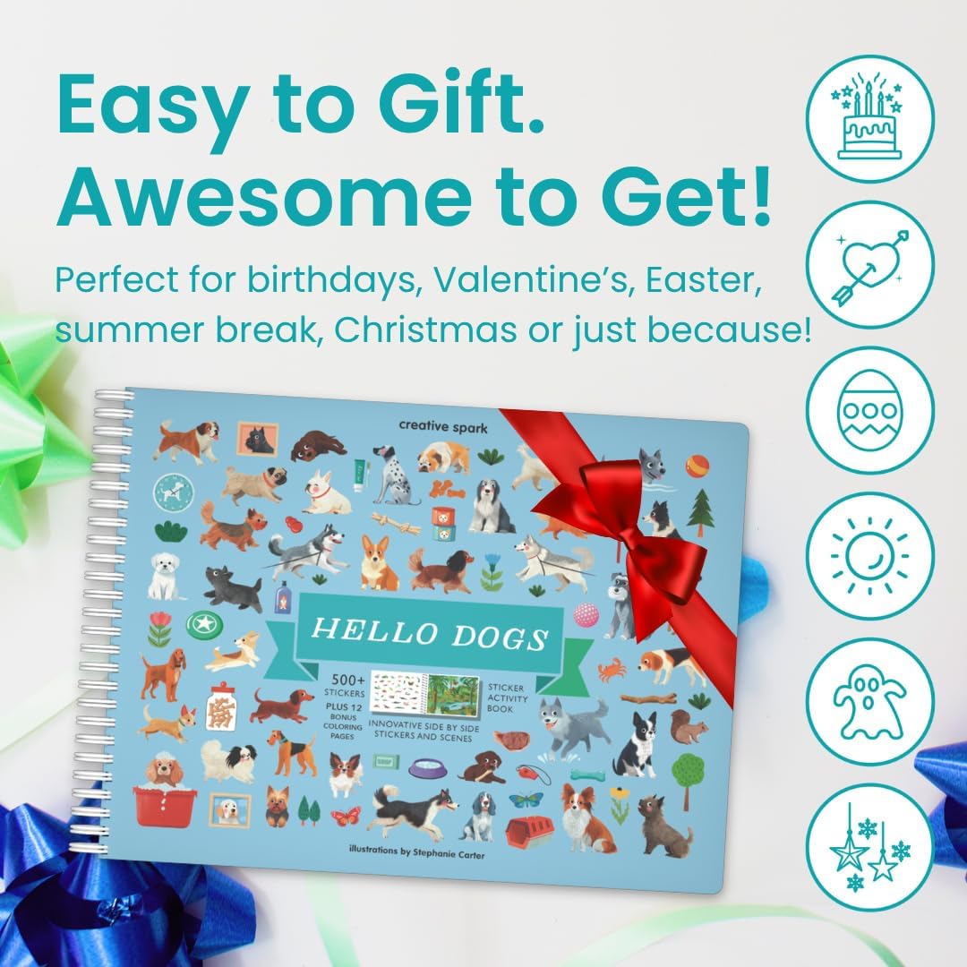 🔥LAST DAY 60% OFF - 👦👧Hello Bugs Sticker Book Activity for Kids🦋🪲 (over 500 stickers!)