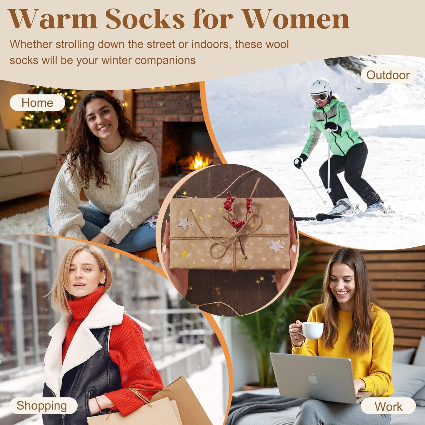 🏆LAST DAY SALE 49% OFF - 5 Pairs Women's Solid Mid-calf Socks