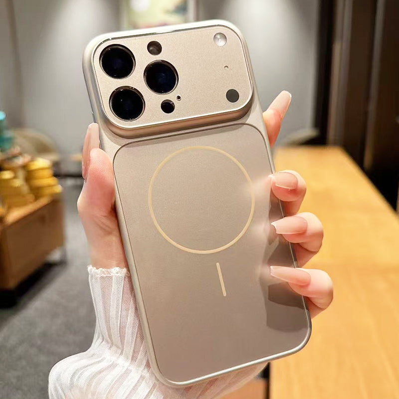 ✨Ultra-thin frosted glass shell-compatible with iPhone 17 series