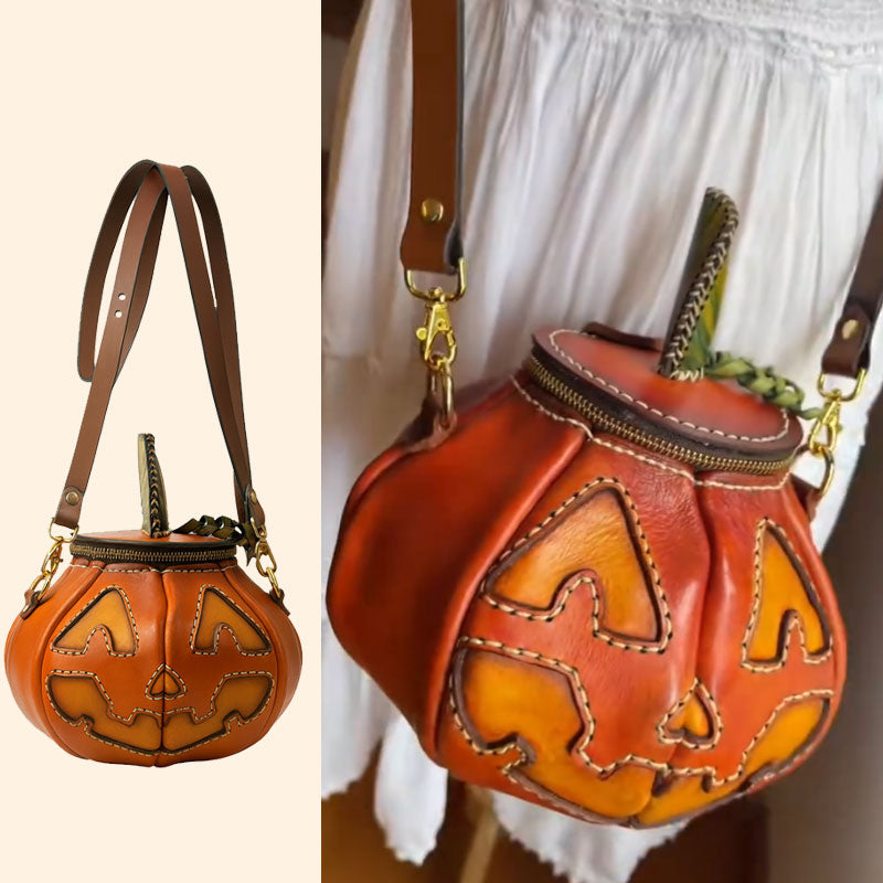 🎃 Pumpkin Charm Bag — A Little Piece of Halloween Magic 🕸️