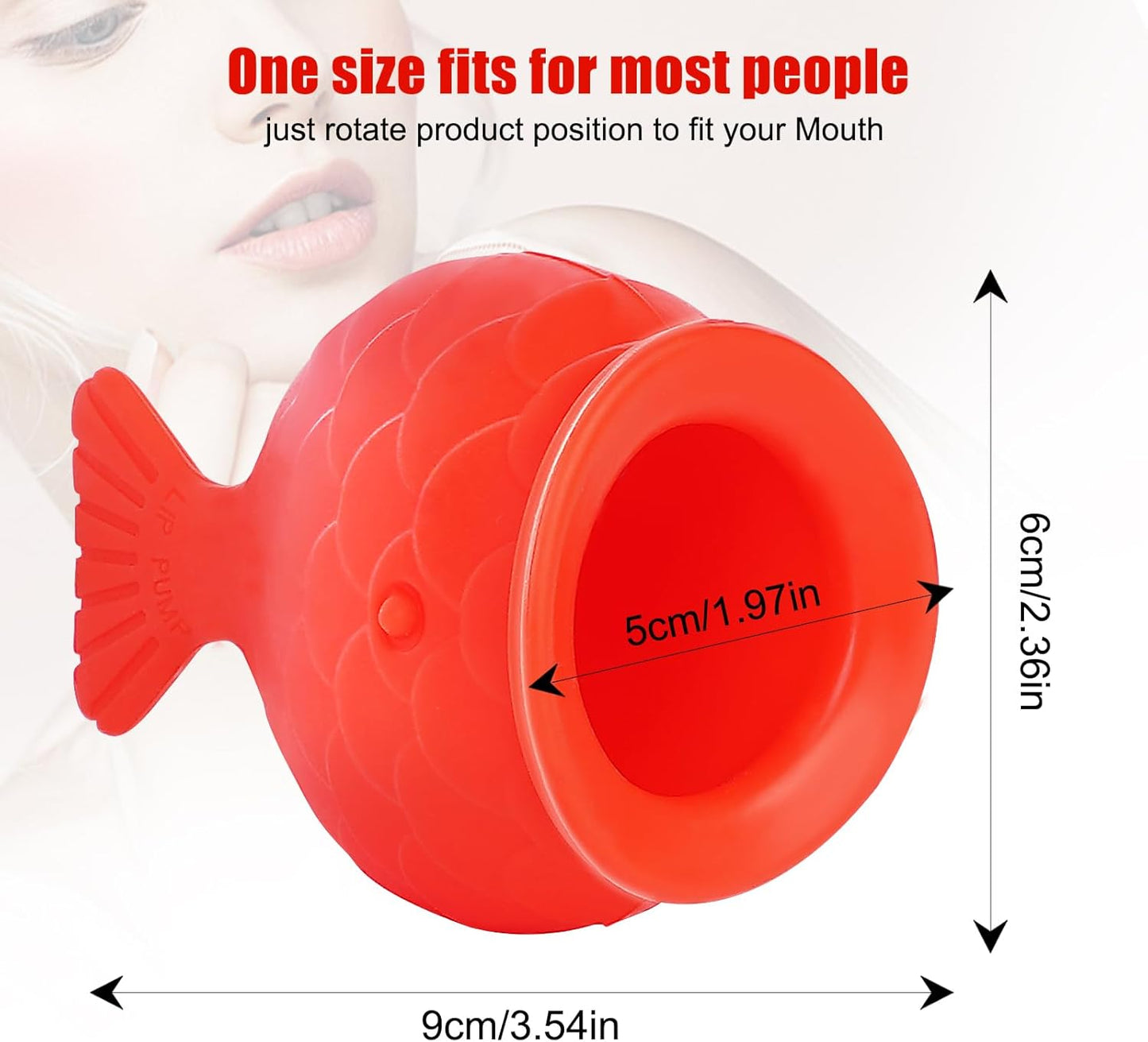 🐟Silicone Fish Shape Lip Augmenter💖