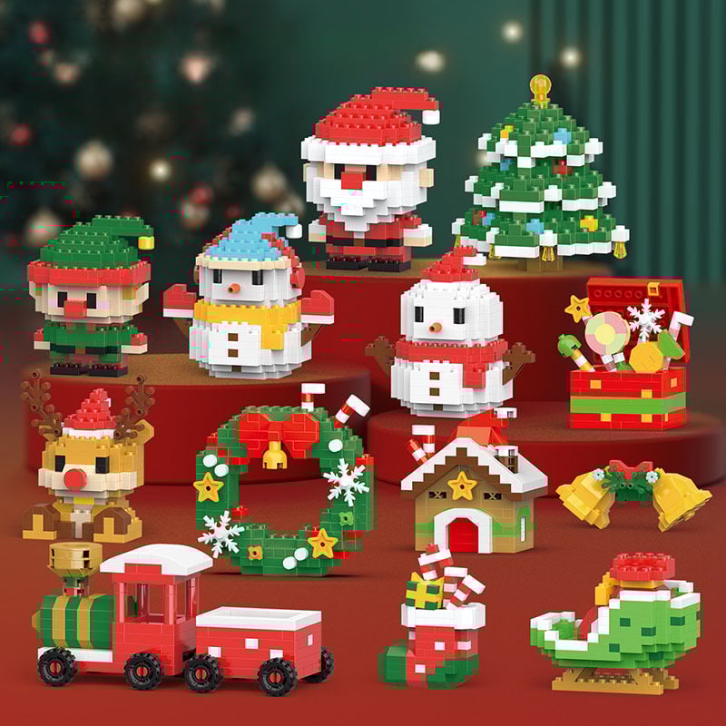 🎅Christmas offers - 49% off🎄Santa Claus-themed building block toys