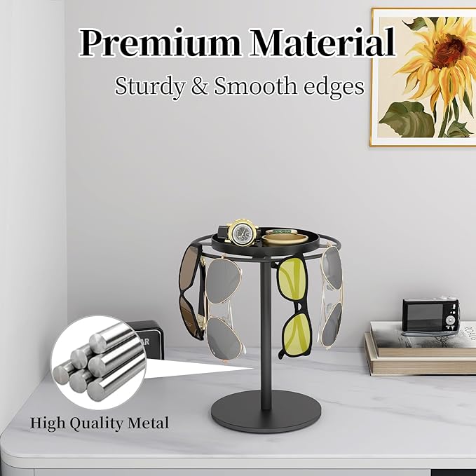 🔥Hot Sale - 360° Rotating Glasses Stand