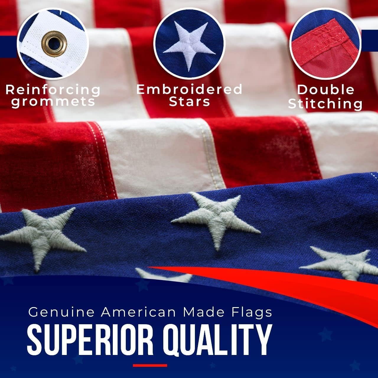 🔥Last Day 49% OFF-2025 Architecturm®Best Embroidered Stars American Flags