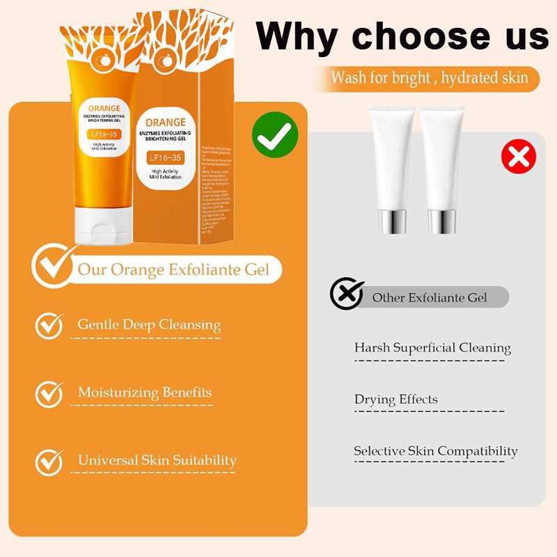 Orange Enzyme Exfoliating Gel — The Gentle Miracle Your Skin Has Been Crying Out For