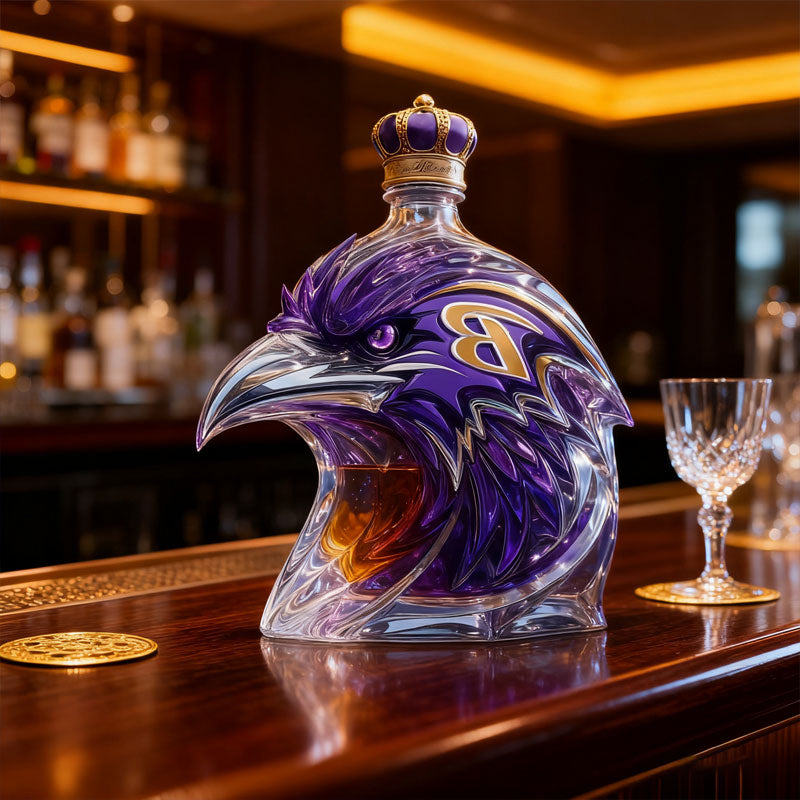 Crow Shaped Wine Bottle