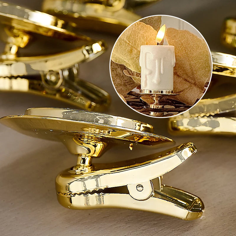 LED Cone-Shaped Festival Clip Candle