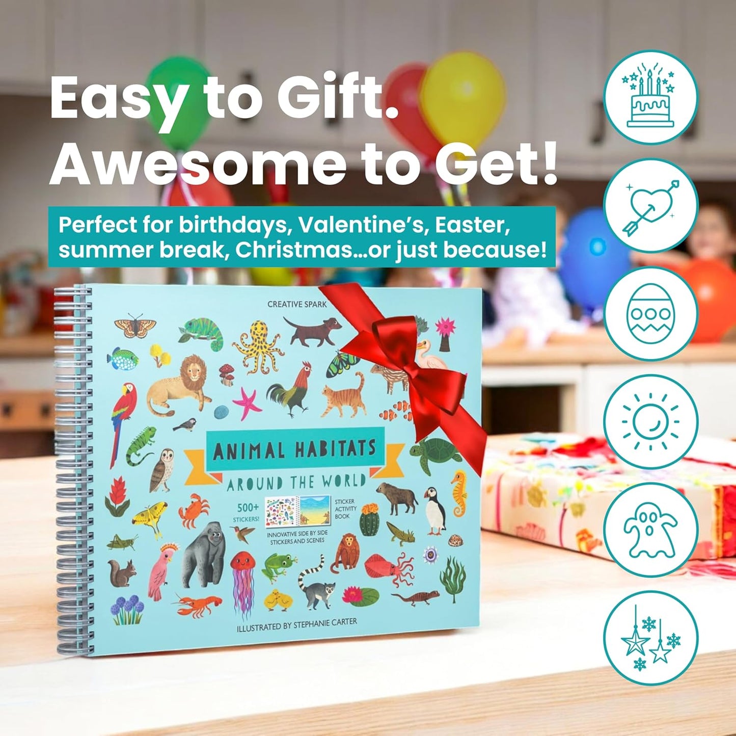 🔥LAST DAY 60% OFF - 👦👧Hello Bugs Sticker Book Activity for Kids🦋🪲 (over 500 stickers!)