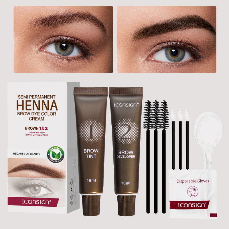 🖌️ 2-in-1 Eyebrow & Eyelash Tint Kit