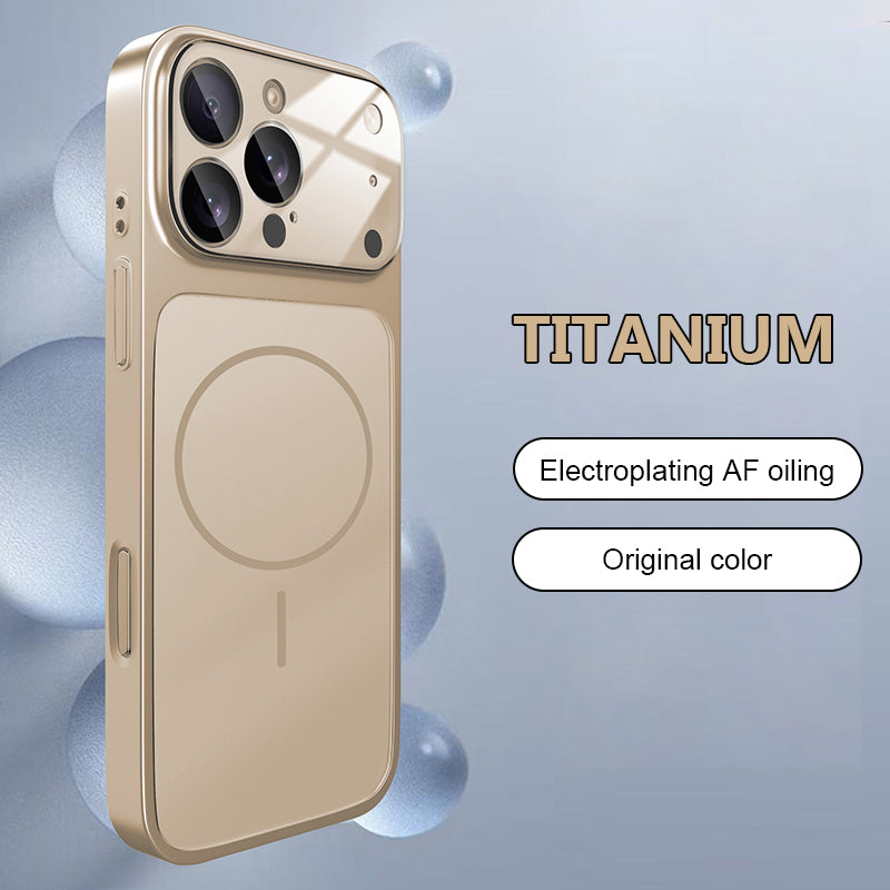 ✨Ultra-thin frosted glass shell-compatible with iPhone 17 series