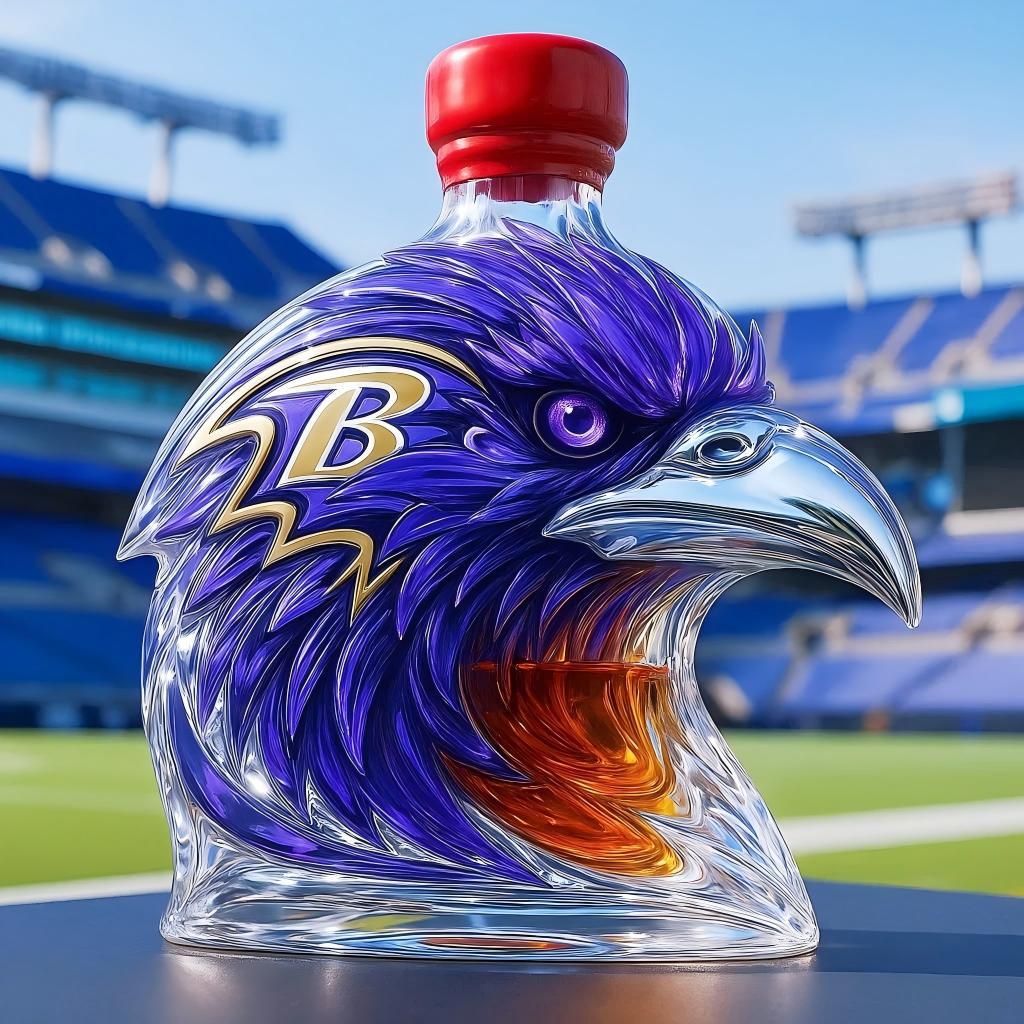 Crow Shaped Wine Bottle