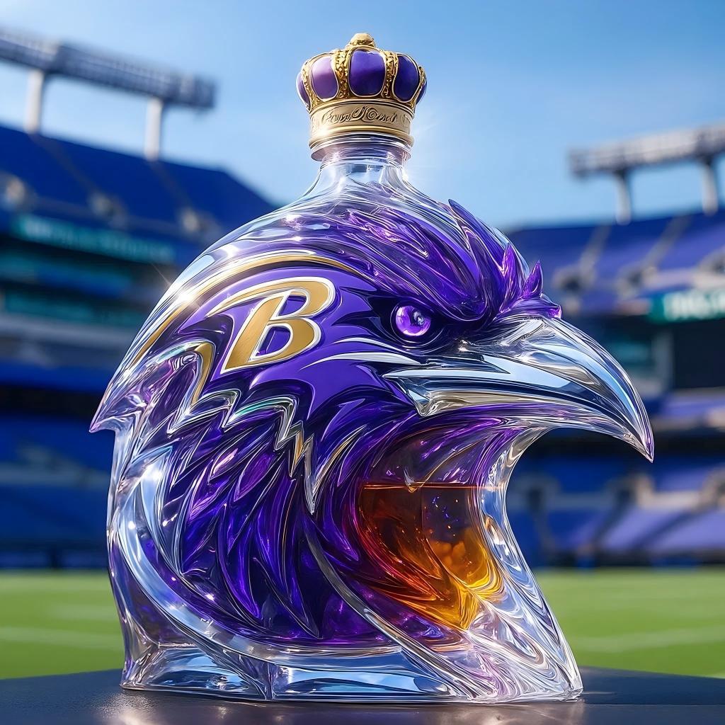Crow Shaped Wine Bottle