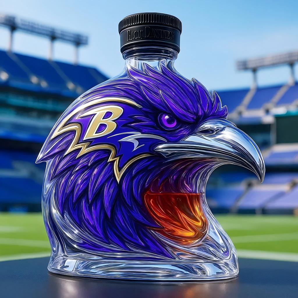 Crow Shaped Wine Bottle