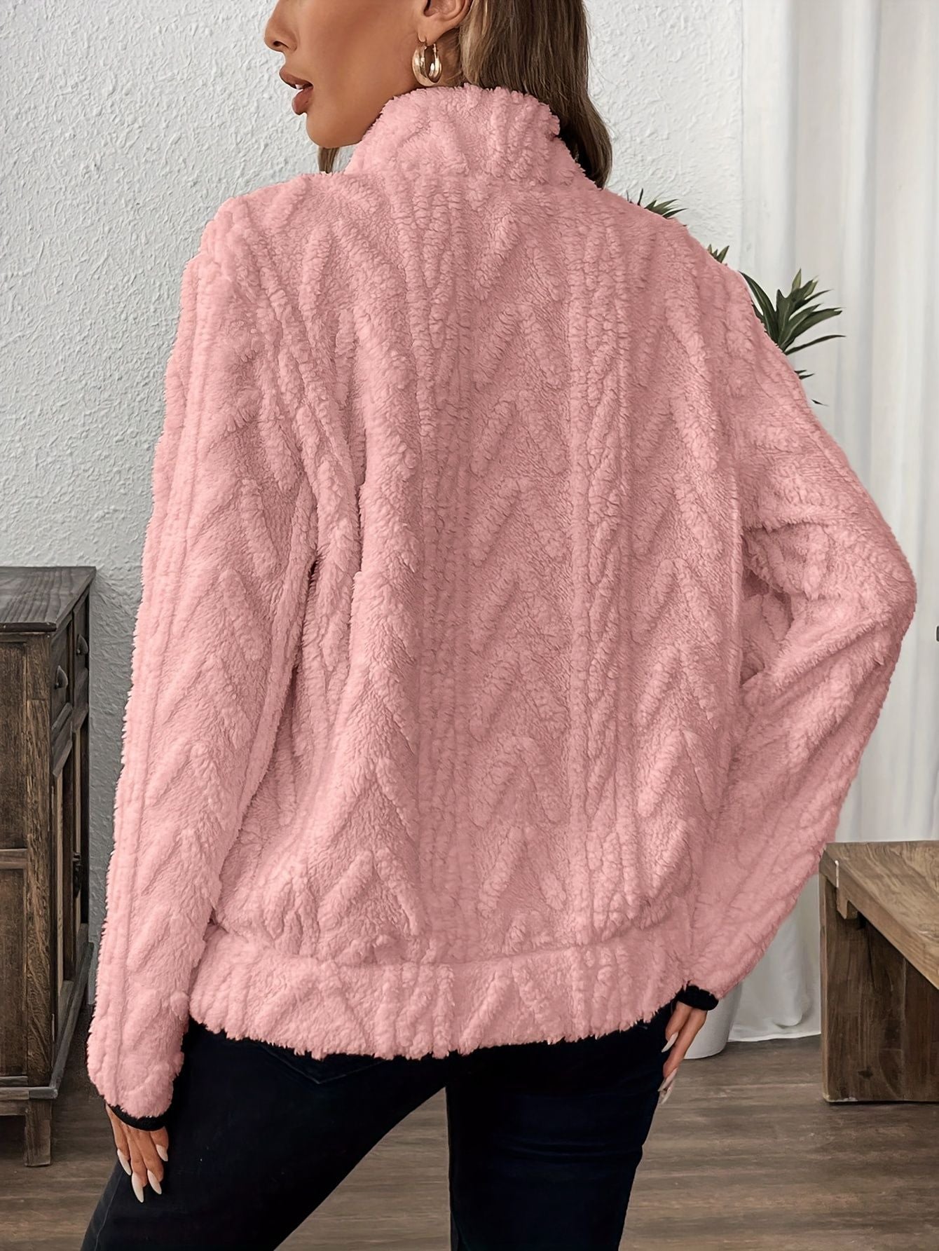 🐑Kort sweatshirt i lammull i Chanel-stil✨