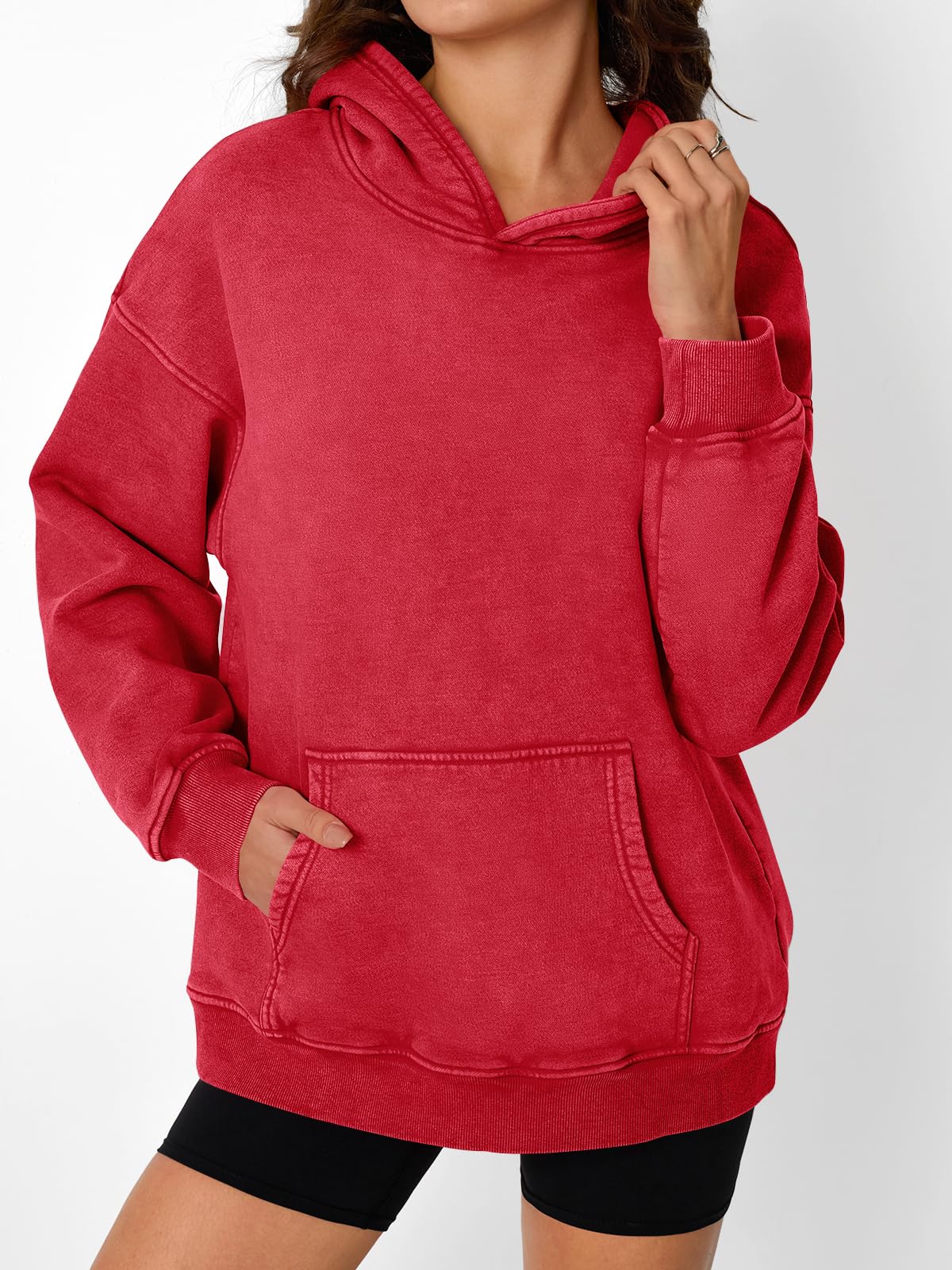 ✨Unisex Casual Oversized Acid Wash Tops Hoodie Pullover(Buy 2 Free Shipping)