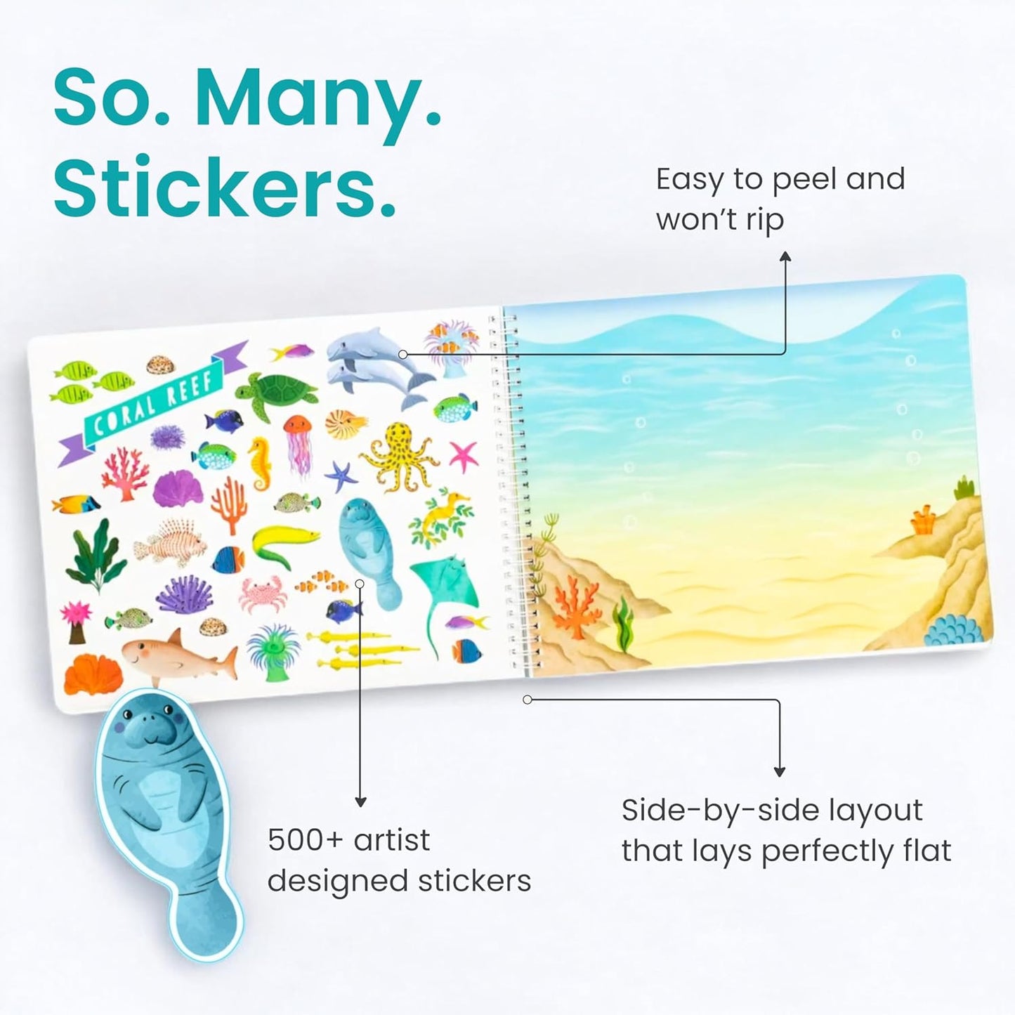 🔥LAST DAY 60% OFF - 👦👧Hello Bugs Sticker Book Activity for Kids🦋🪲 (over 500 stickers!)