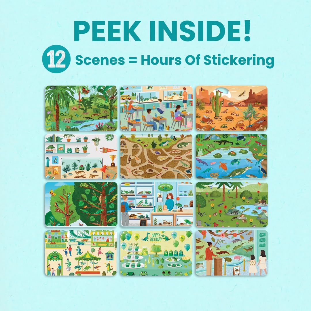 🔥LAST DAY 60% OFF - 👦👧Hello Bugs Sticker Book Activity for Kids🦋🪲 (over 500 stickers!)