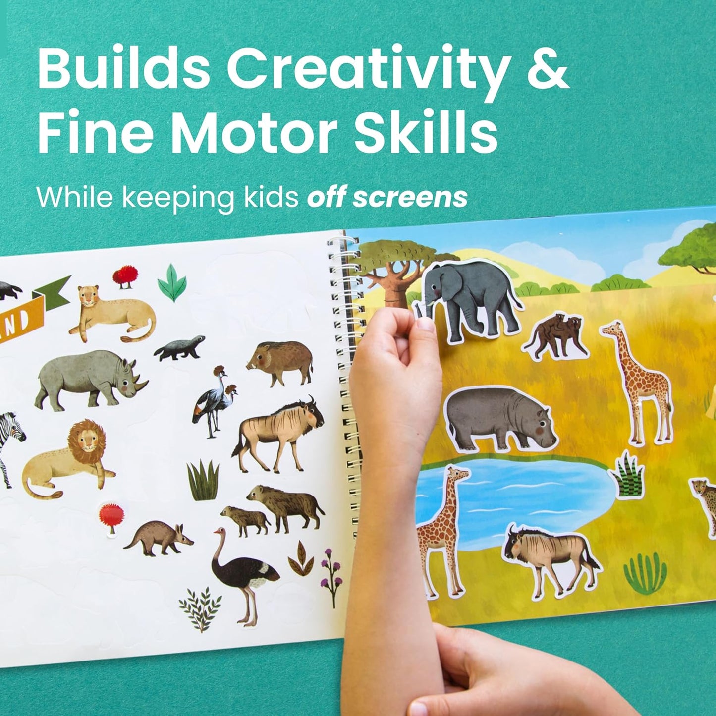🔥LAST DAY 60% OFF - 👦👧Hello Bugs Sticker Book Activity for Kids🦋🪲 (over 500 stickers!)