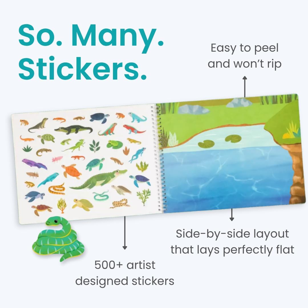 🔥LAST DAY 60% OFF - 👦👧Hello Bugs Sticker Book Activity for Kids🦋🪲 (over 500 stickers!)
