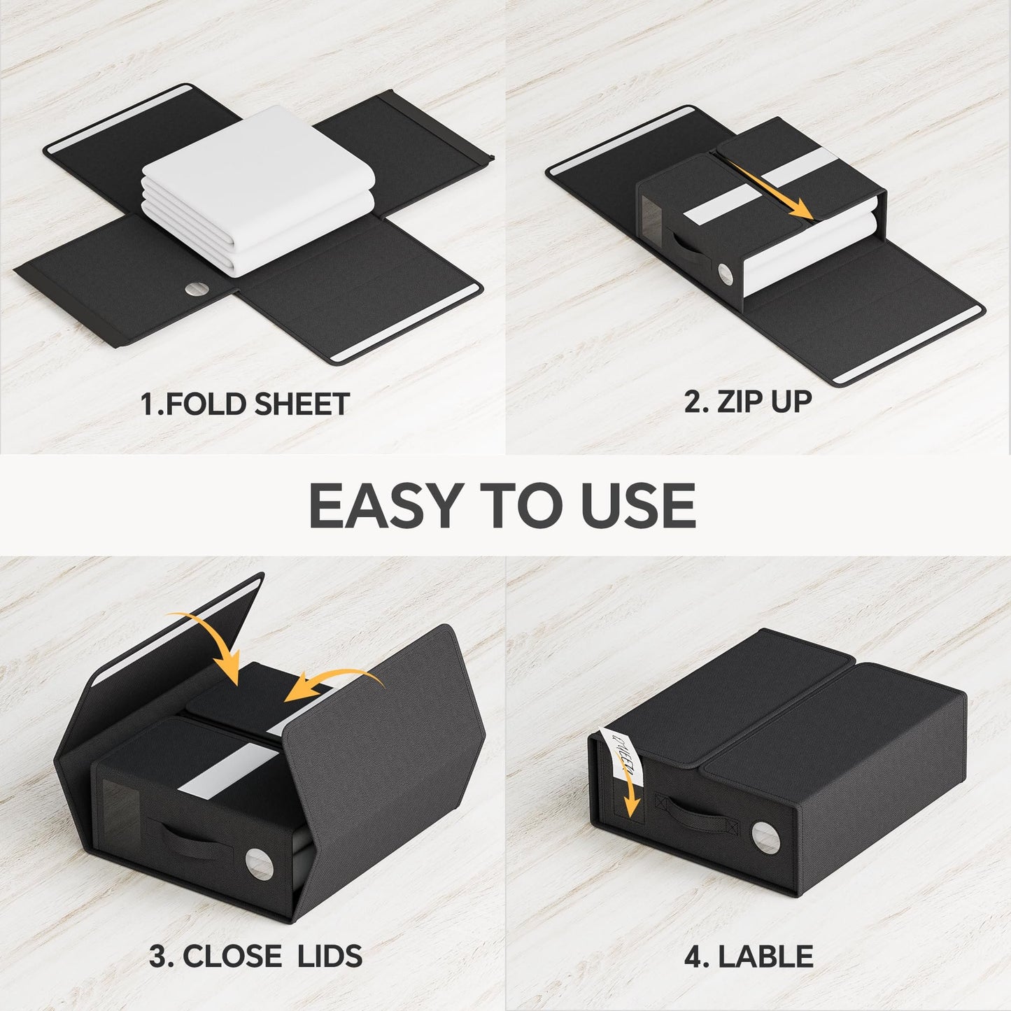 🔥Hot Sale Promotion-49% OFF✨-Foldable Bed Sheet Organizers and Storage