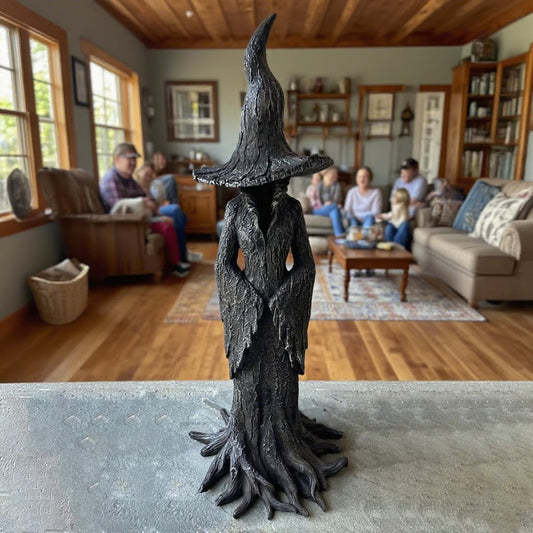 🔥Heated Promotion 49% OFF - ❤️‍🔥🧙‍♀️Hand-Painted Enchanting Witch Statue: The Guardian of Your Home (✨Same as in the video)