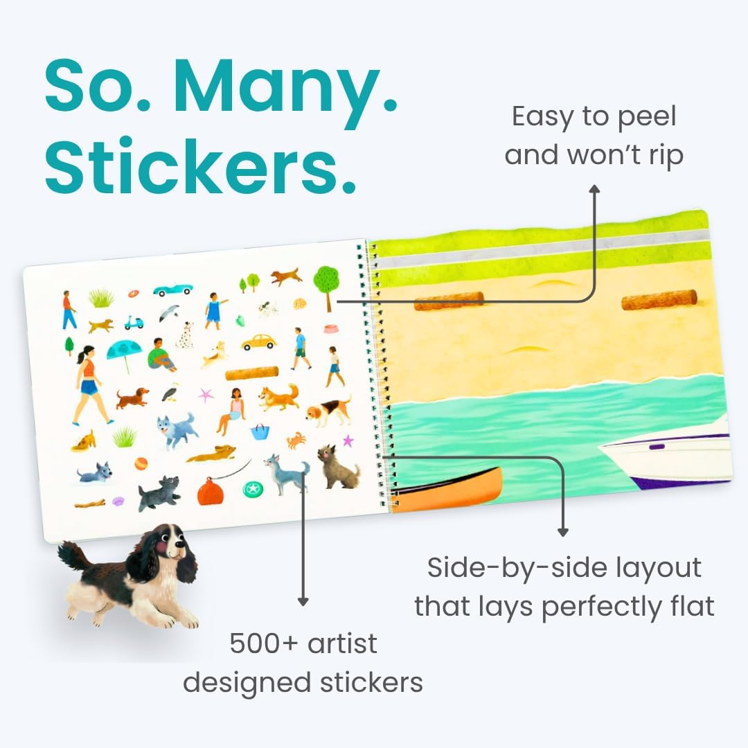 🔥LAST DAY 60% OFF - 👦👧Hello Bugs Sticker Book Activity for Kids🦋🪲 (over 500 stickers!)